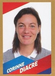 2018 Panini France World Cup Stickers: Fiers d'être Bleus #73A Corinne Diacre Front