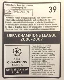 2006-07 Panini UEFA Champions League Stickers #39 Liverpool Club Emblem Back