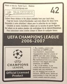 2006-07 Panini UEFA Champions League Stickers #42 Sami Hyypia Back