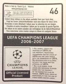 2006-07 Panini UEFA Champions League Stickers #46 Steven Gerrard Back