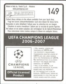 2006-07 Panini UEFA Champions League Stickers #149 Alberto Aquilani Back