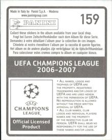 2006-07 Panini UEFA Champions League Stickers #159 Michael Rensing Back