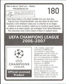 2006-07 Panini UEFA Champions League Stickers #180 Patrick Owomoyela Back