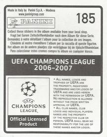 2006-07 Panini UEFA Champions League Stickers #185 Diego Back