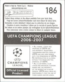 2006-07 Panini UEFA Champions League Stickers #186 Daniel Jensen Back