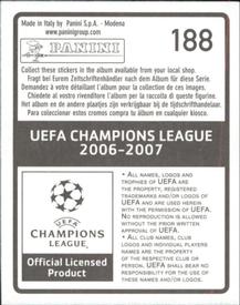 2006-07 Panini UEFA Champions League Stickers #188 Aaron Hunt Back