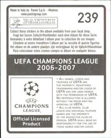 2006-07 Panini UEFA Champions League Stickers #239 Anderson Back