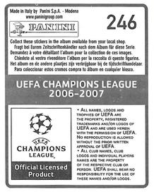 2006-07 Panini UEFA Champions League Stickers #246 Anderson Polga Back