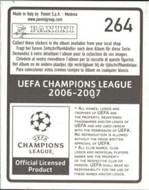 2006-07 Panini UEFA Champions League Stickers #264 Francois Clerc Back