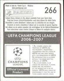 2006-07 Panini UEFA Champions League Stickers #266 Anthony Reveillere Back