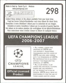 2006-07 Panini UEFA Champions League Stickers #298 Rafael Schmitz Back