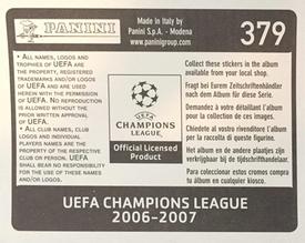 2006-07 Panini UEFA Champions League Stickers #379 UEFA Champions League 2004-2005 Winner Back
