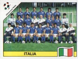 1990 Panini Italia '90 World Cup Stickers #41 Team photo Italy Front