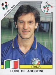 1990 Panini Italia '90 World Cup Stickers #47 Luigi de Agostini Front