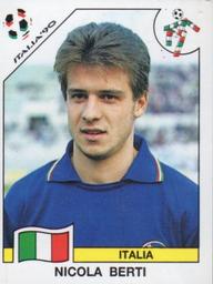 1990 Panini Italia '90 World Cup Stickers #48 Nicola Berti Front