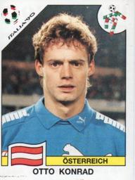 1990 Panini Italia '90 World Cup Stickers #59 Otto Konrad Front