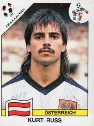 1990 Panini Italia '90 World Cup Stickers #61 Kurt Russ Front