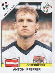 1990 Panini Italia '90 World Cup Stickers #64 Anton Pfeffer Front