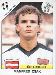 1990 Panini Italia '90 World Cup Stickers #67 Manfred Zsak Front