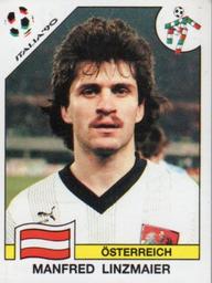 1990 Panini Italia '90 World Cup Stickers #68 Manfred Linzmaier Front