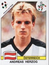 1990 Panini Italia '90 World Cup Stickers #70 Andreas Herzog Front