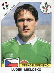 1990 Panini Italia '90 World Cup Stickers #78 Ludek Miklosko Front