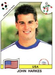 1990 Panini Italia '90 World Cup Stickers #108 John Harkes Front