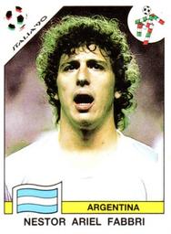 1990 Panini Italia '90 World Cup Stickers #121 Nestor Ariel Fabbri Front