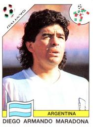 1990 Panini Italia '90 World Cup Stickers #128 Diego Armando Maradona Front