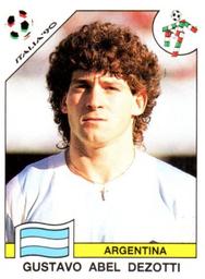 1990 Panini Italia '90 World Cup Stickers #131 Gustavo Abel Dezotti Front