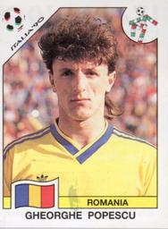 1990 Panini Italia '90 World Cup Stickers #163 Gheorghe Popescu Front