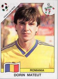 1990 Panini Italia '90 World Cup Stickers #165 Dorin Mateut Front