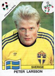 1990 Panini Italia '90 World Cup Stickers #235 Peter Larsson Front