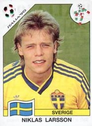 1990 Panini Italia '90 World Cup Stickers #243 Niklas Larsson Front