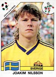 1990 Panini Italia '90 World Cup Stickers #244 Joakim Nilsson Front