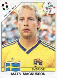 1990 Panini Italia '90 World Cup Stickers #245 Mats Magnusson Front