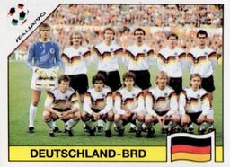 1990 Panini Italia '90 World Cup Stickers #251 Team photo Deutschland-BRD Front