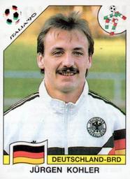 1990 Panini Italia '90 World Cup Stickers #253 Jürgen Kohler Front