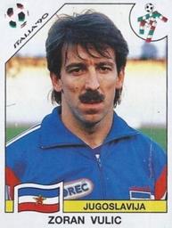 1990 Panini Italia '90 World Cup Stickers #273 Zoran Vulic Front