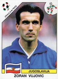 1990 Panini Italia '90 World Cup Stickers #276 Zoran Vujovic Front