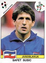 1990 Panini Italia '90 World Cup Stickers #280 Safet Susic Front