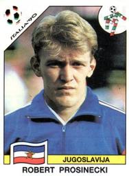1990 Panini Italia '90 World Cup Stickers #281 Robert Prosinecki Front