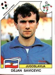 1990 Panini Italia '90 World Cup Stickers #284 Dejan Savicevic Front
