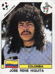 1990 Panini Italia '90 World Cup Stickers #287 Jose Rene Higuita Front