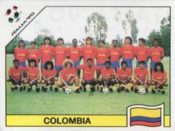 1990 Panini Italia '90 World Cup Stickers #289 Team photo Colombia Front