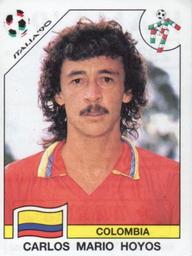 1990 Panini Italia '90 World Cup Stickers #293 Carlos Mario Hoyos Front