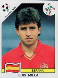 1990 Panini Italia '90 World Cup Stickers #353 Luis Milla Front