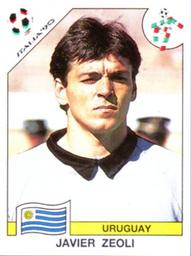 1990 Panini Italia '90 World Cup Stickers #365 Javier Zeoli Front