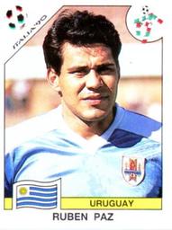 1990 Panini Italia '90 World Cup Stickers #377 Ruben Paz Front