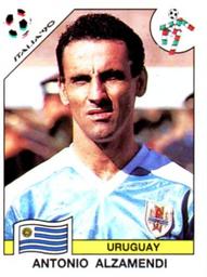 1990 Panini Italia '90 World Cup Stickers #378 Antonio Alzamendi Front